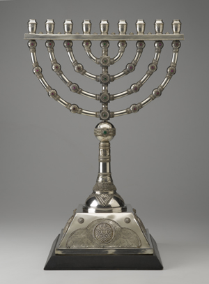RABANStandingHanukkahLamp